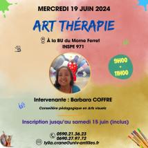 Mercredi 19 juin 2024 art thérapie