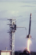 Fusée Véronique, premier tir depuis la Guyane en 1968.