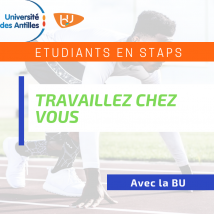 Etudiants en STAPS, travaillez chez vous avec la BU Visuel "étudiants en STAPS" étudier à la maison
